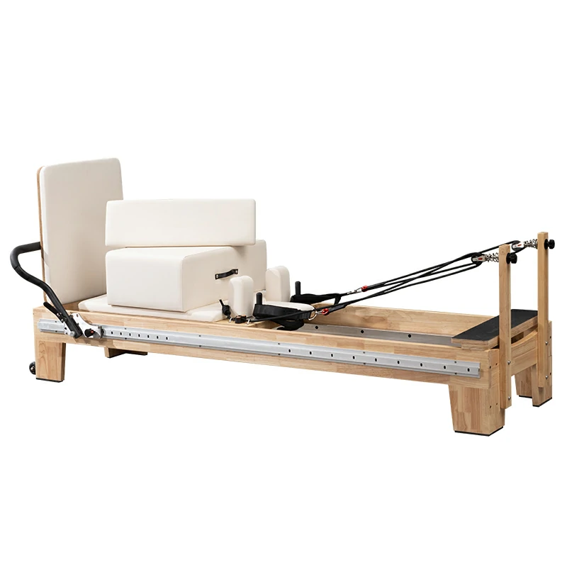 White Reformer Pilates Machine