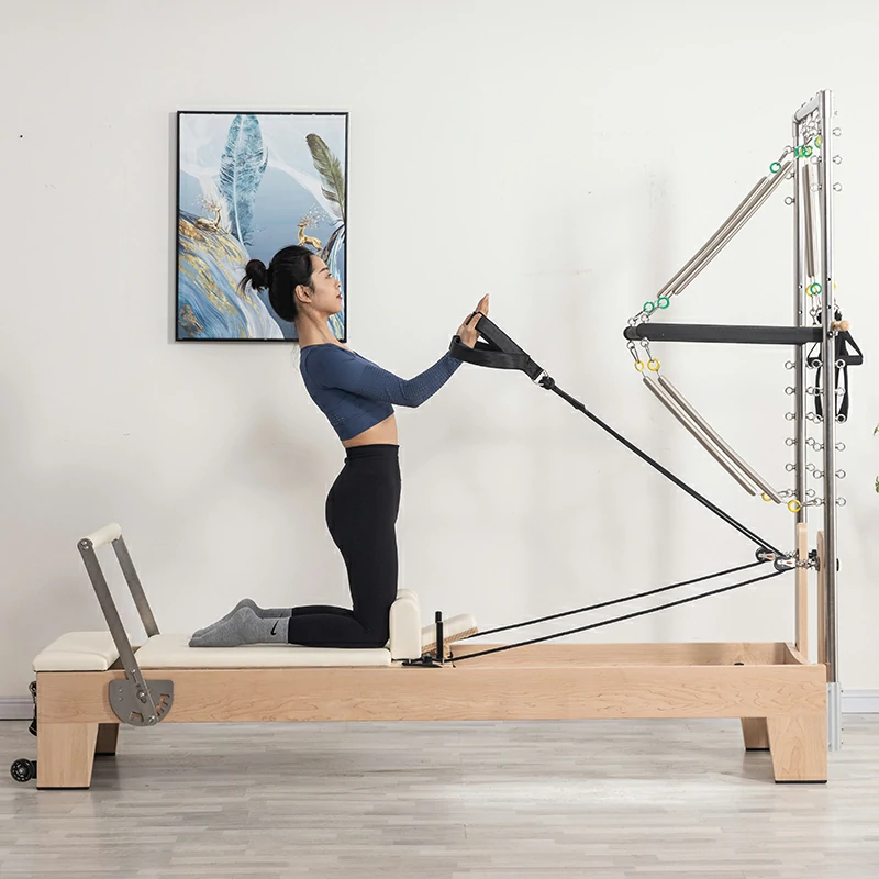 Maple Pilates Reformer with Tower