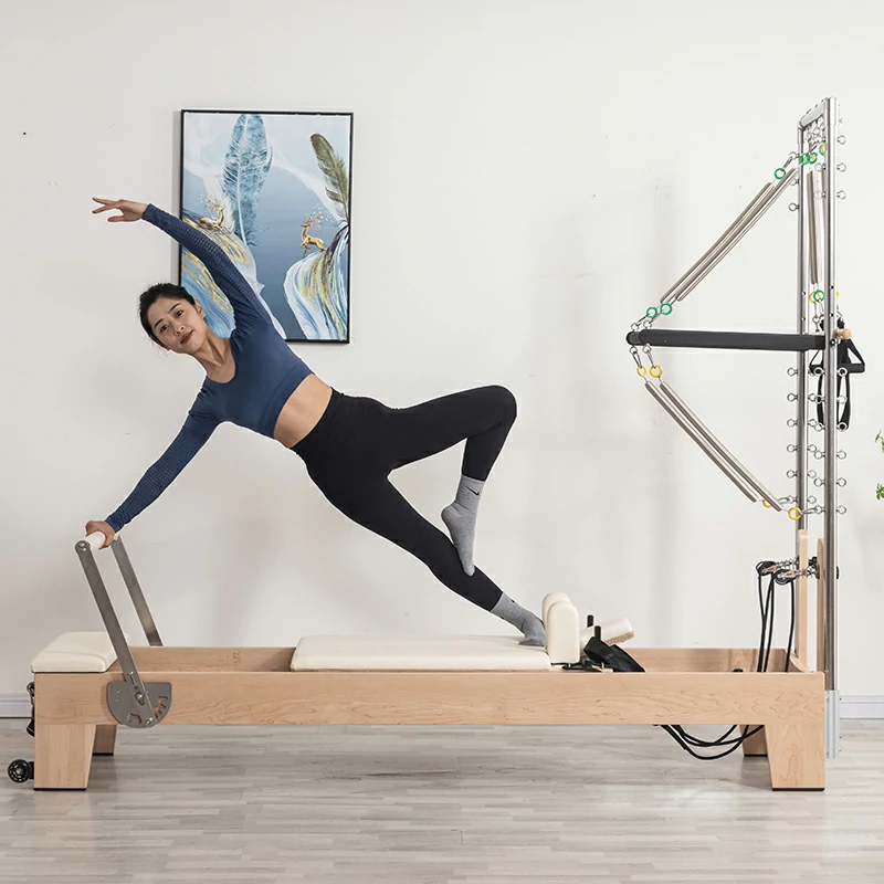 Maple Pilates Reformer with Tower