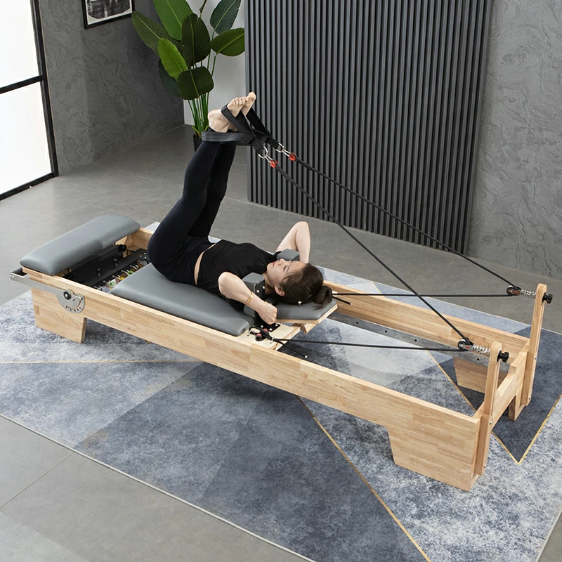 Oak Flat Bed Pilates Equipment2