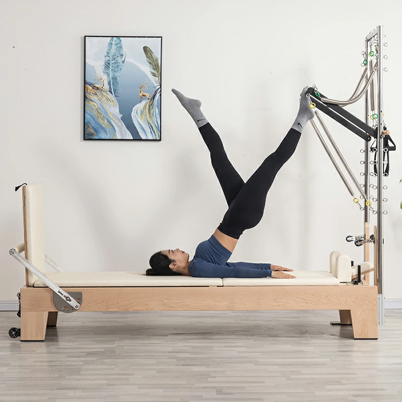 Maple Pilates Reformer with Tower