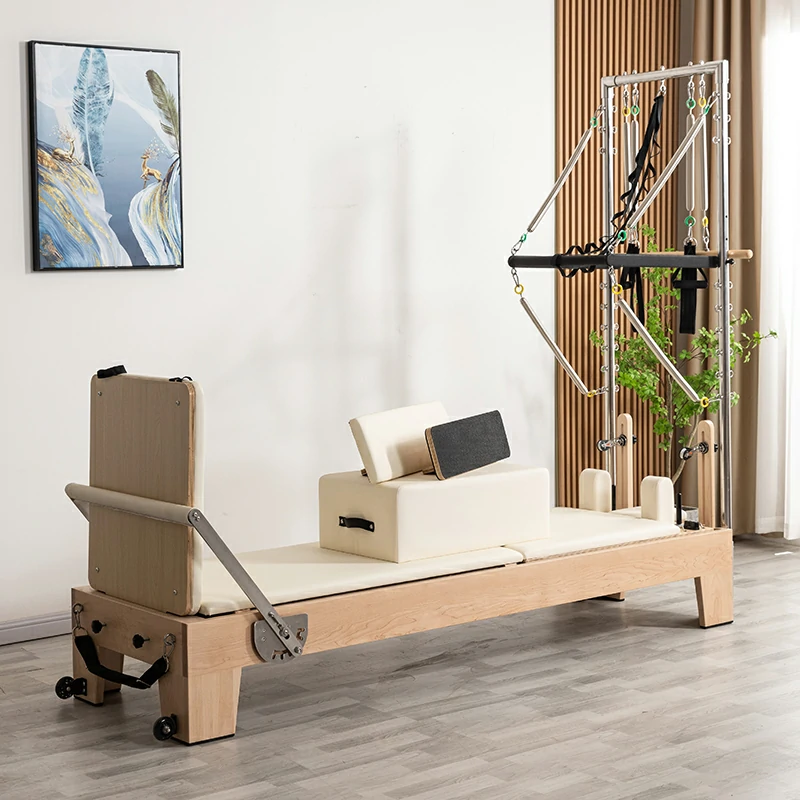 Maple Pilates Reformer with Tower