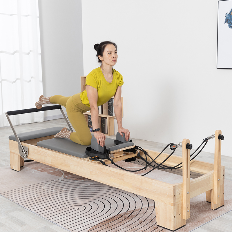 Oak Wide Foot Pilates Reformer