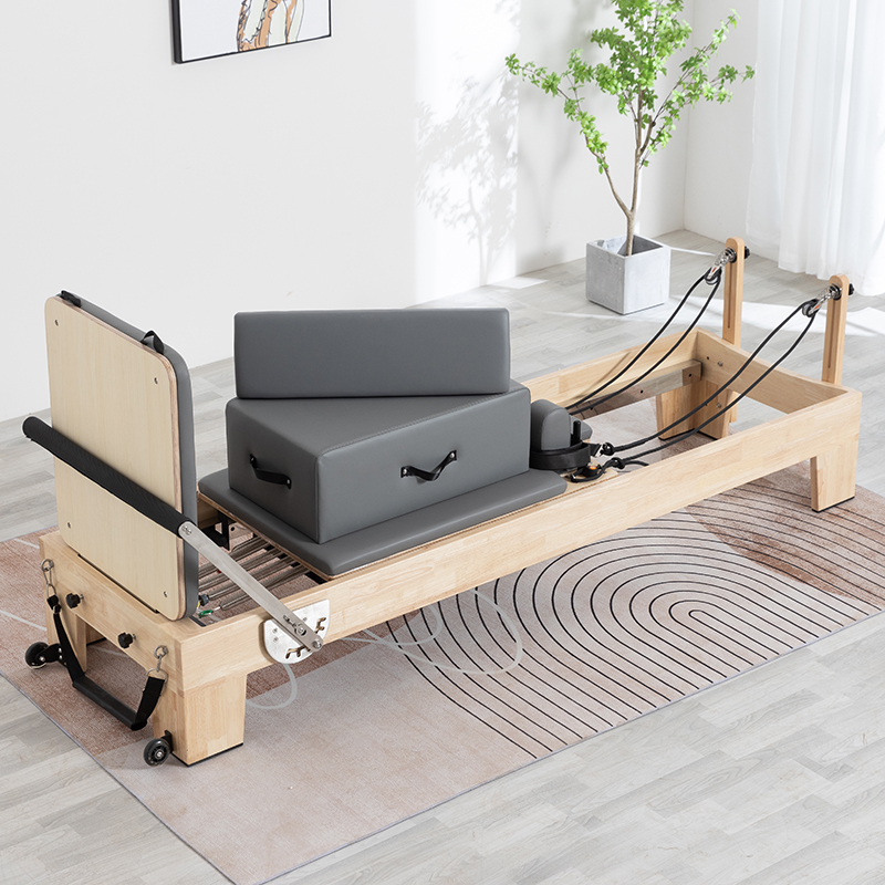 Oak Wide Foot Pilates Reformer