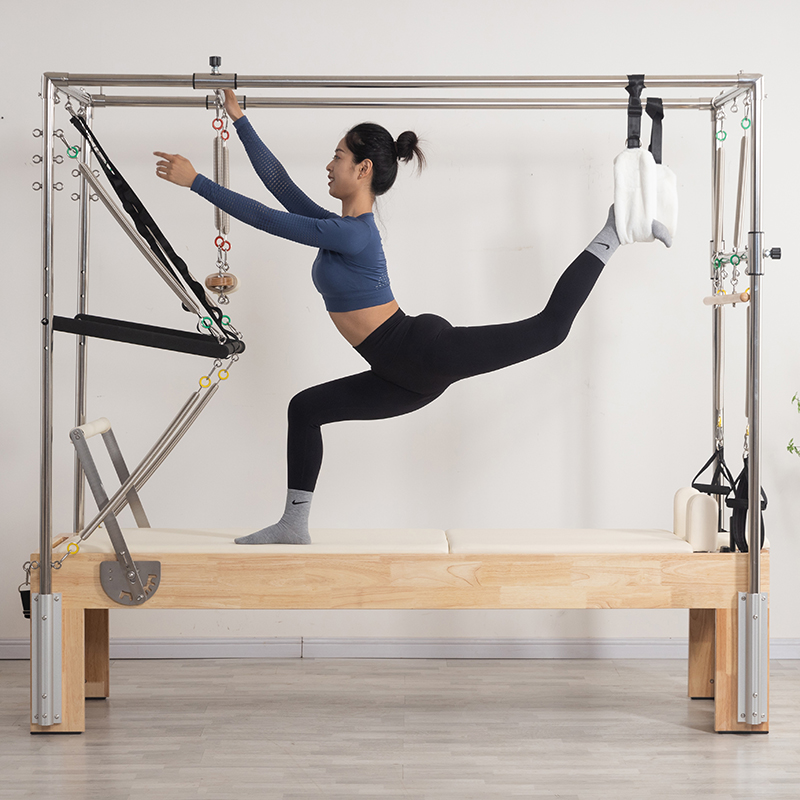 Oak Flat Bed Pilates Equipment