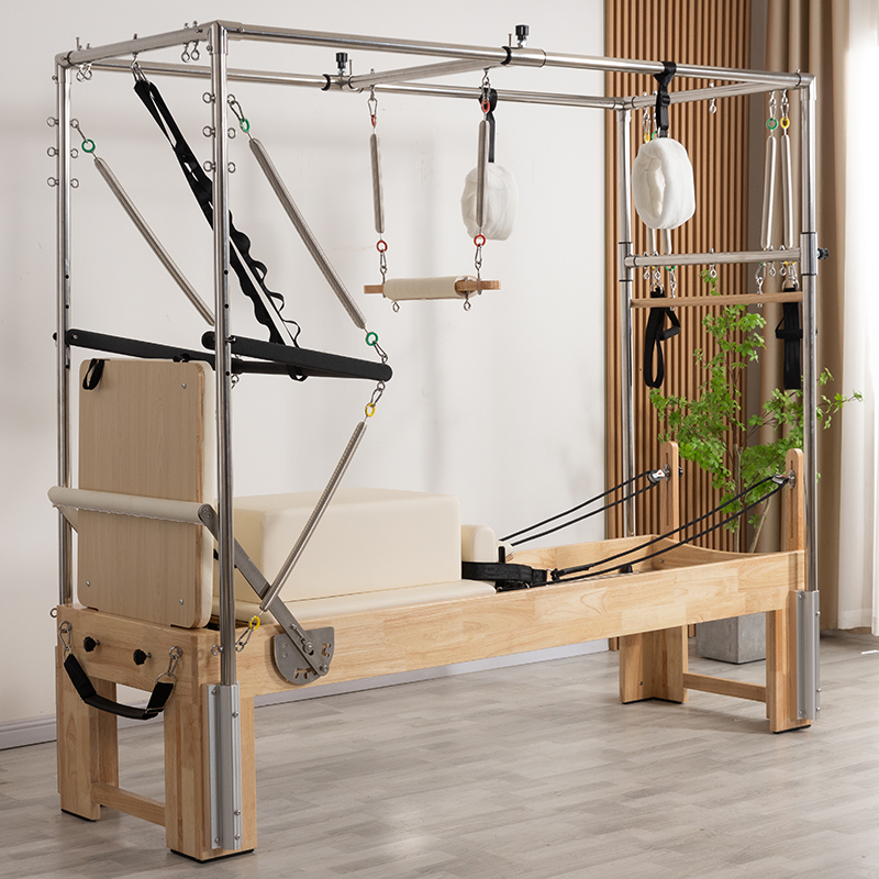 Oak Flat Bed Pilates Equipment