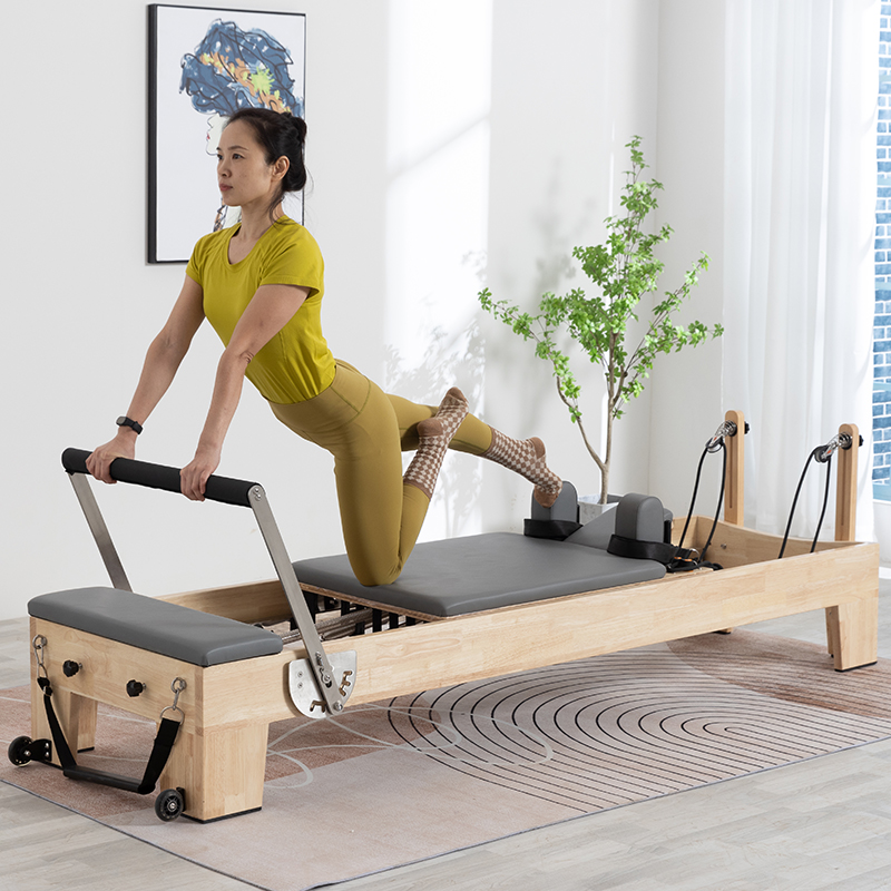 Oak Wide Foot Pilates Reformer